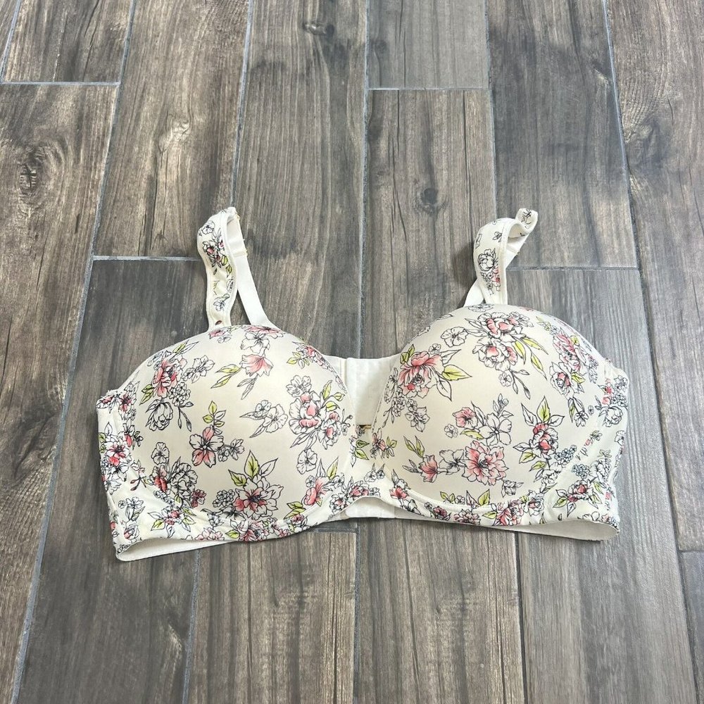 ashley stewart White Floral Size 46DD